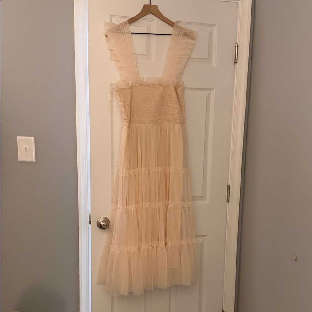 Baltic Born Cream Tulle Dress